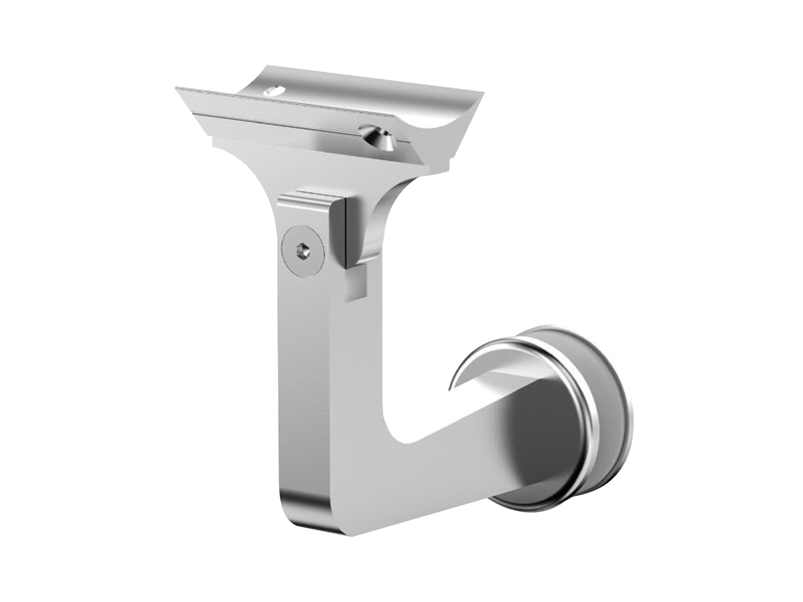 GLASS L SIDE CONNECTOR (Ø50)