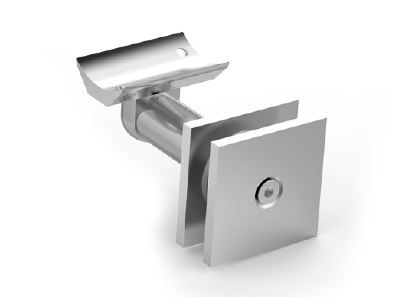 SQUARE GLASS SIDE CONNECTOR-(Ø50)