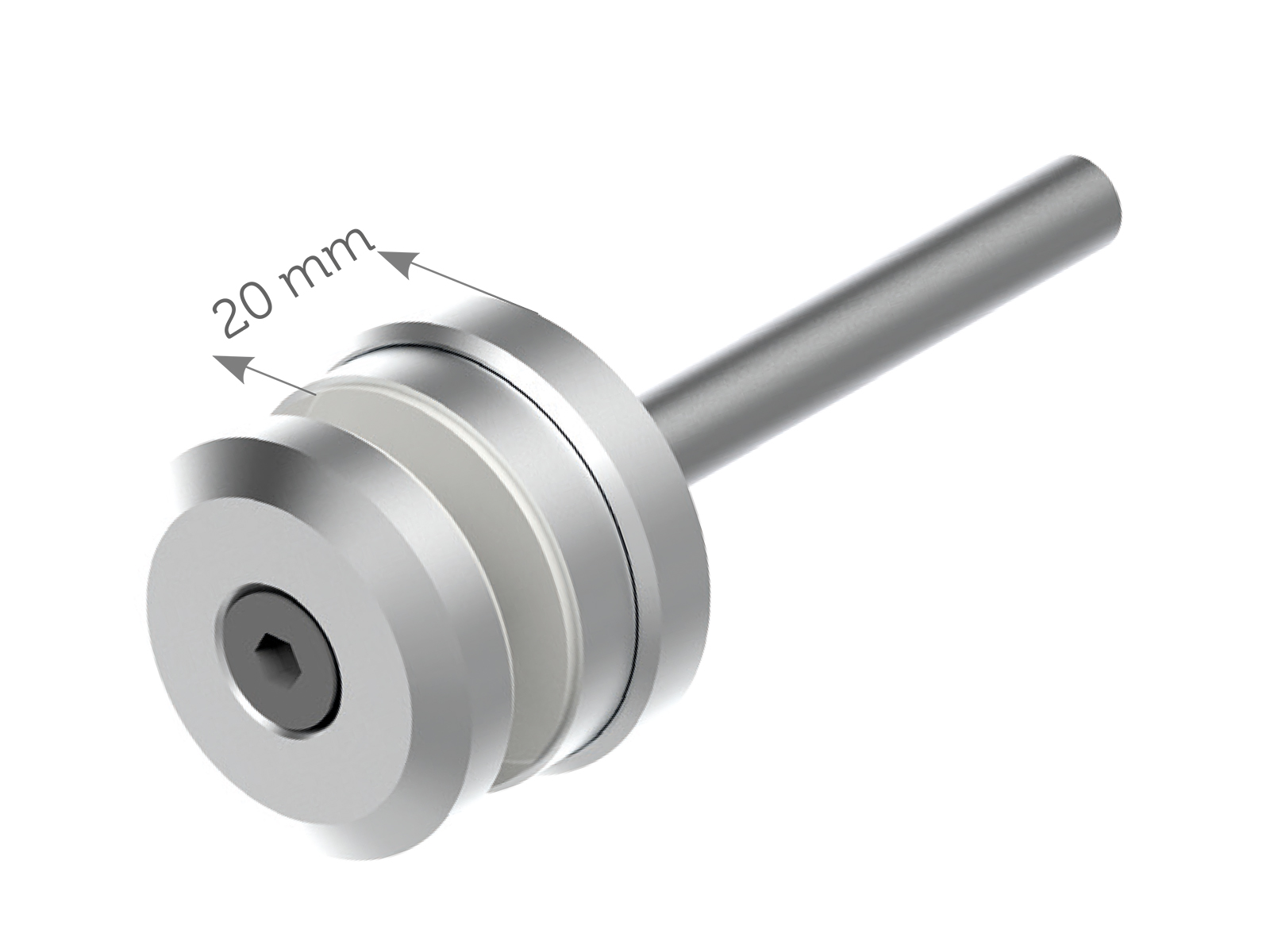 SMALL GLASS TO WALL CONNECTOR (Ø50)