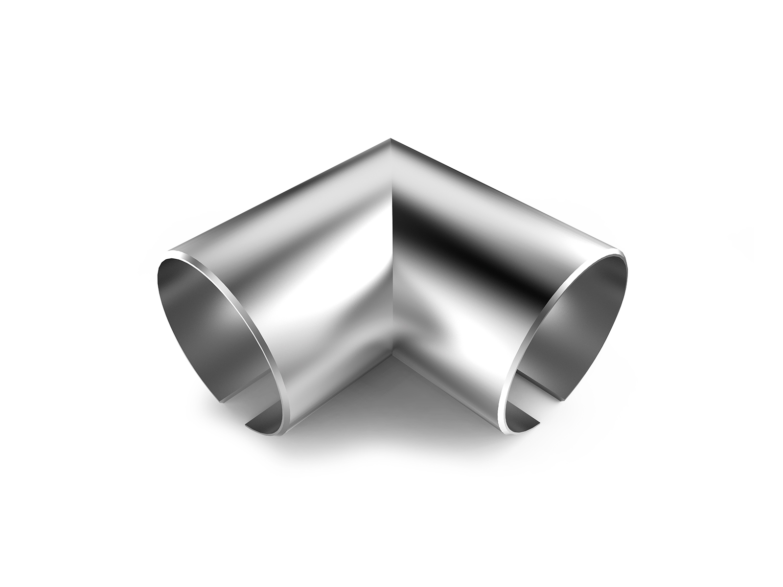 50  BEND WITH GLASS CHANNEL 90°