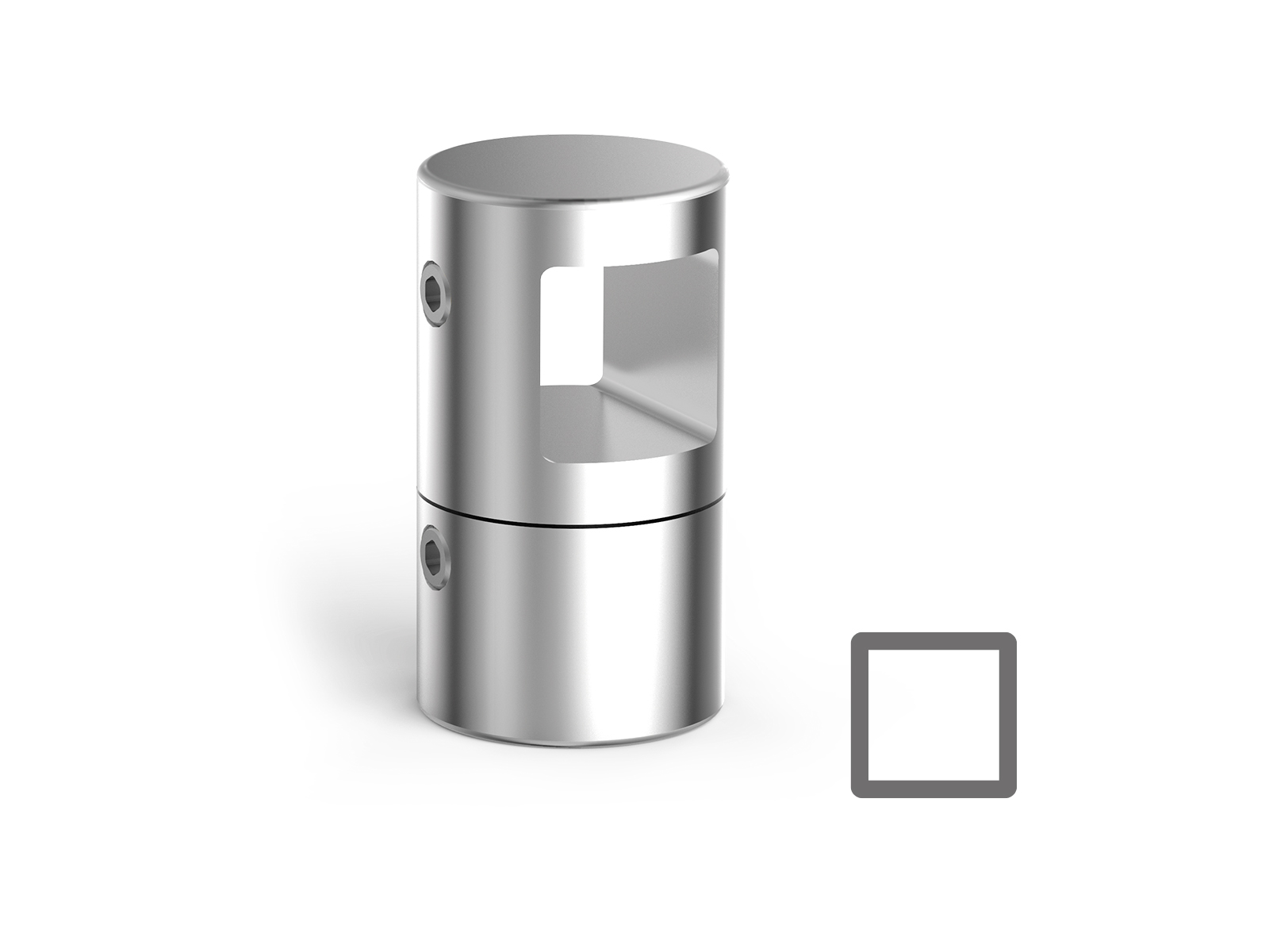 14X14 MM PIPE HANDLE MOVING PLAIN