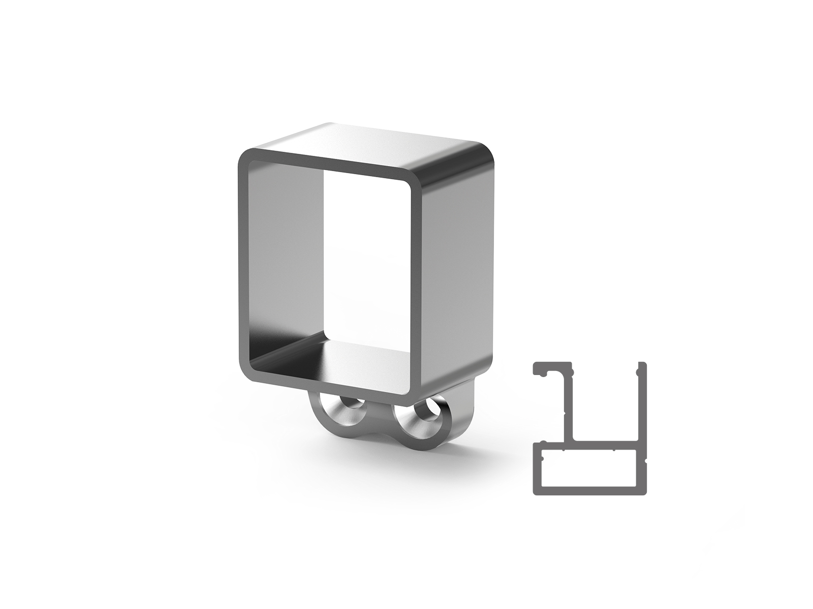 26X30 MM WALL AND INTERNAL CONNECTOR FLANGE