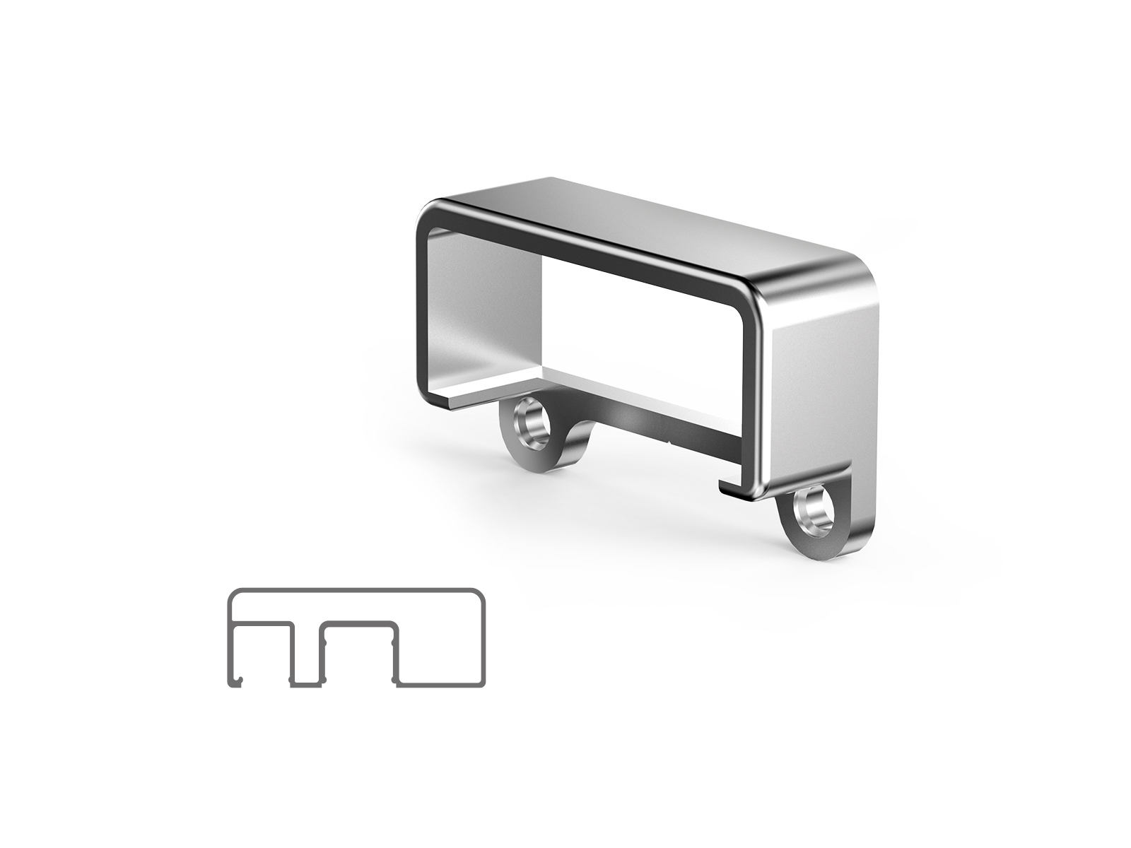 80X30 MM WALL FLANGE