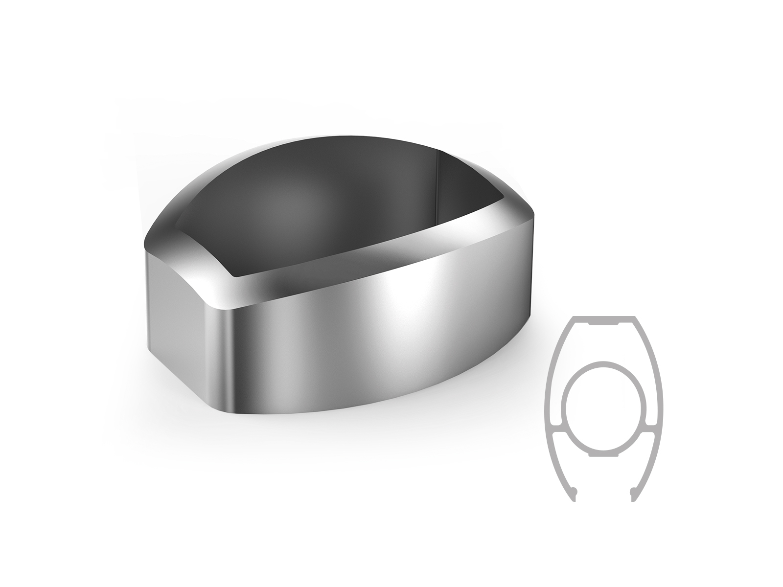 ELLIPTIC STRUT FLANGE