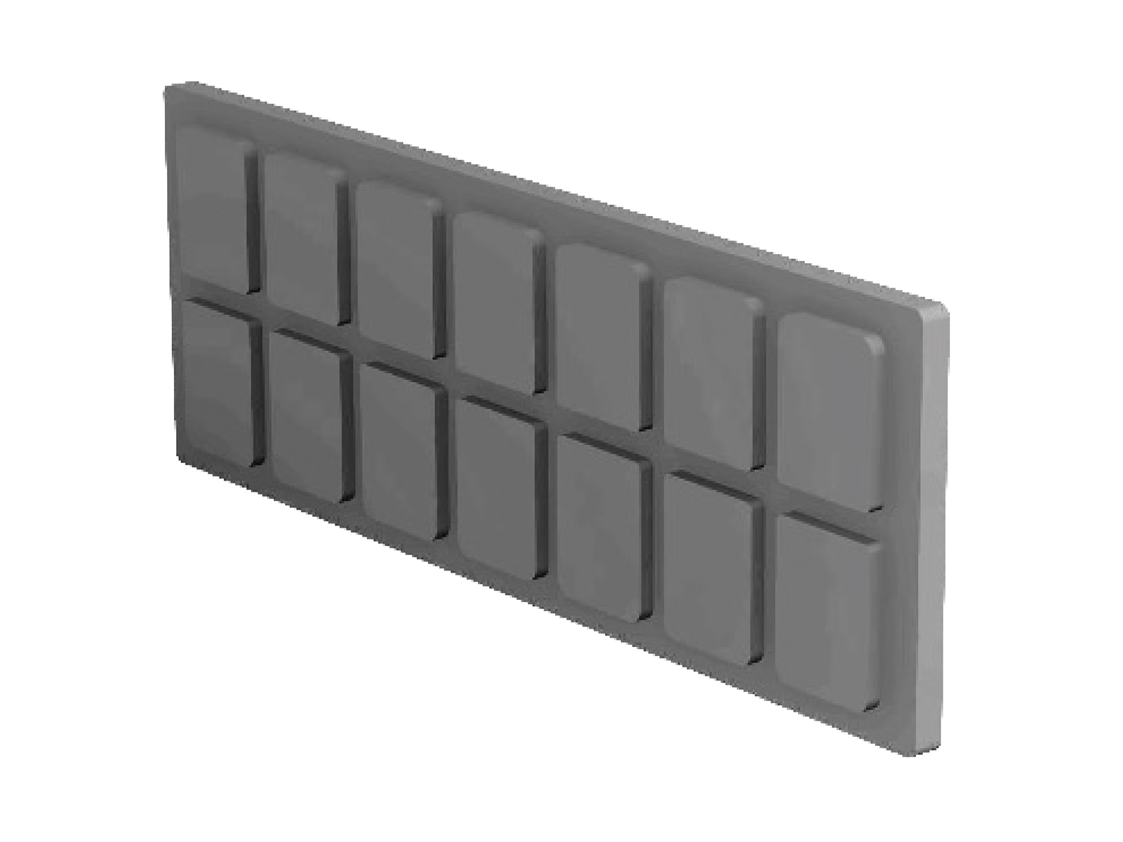 PLASTIC COMPRESSION SET FOR 6+6 MM GLASS - SET