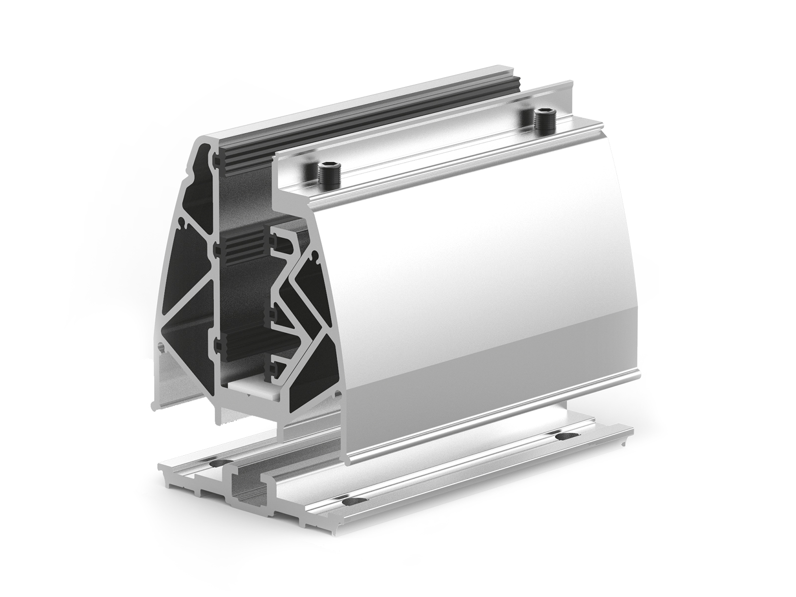 GLASS BASE SET WITH RAIL-15 CM-PCS