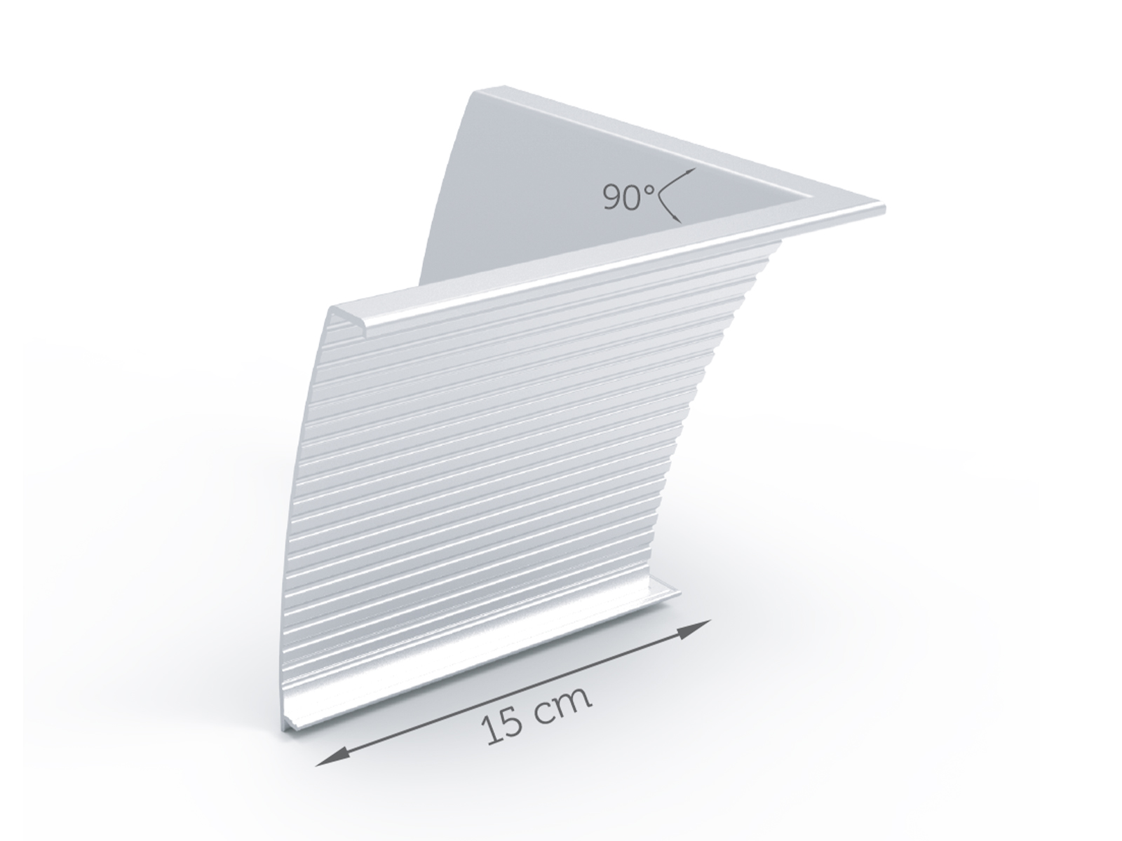 90° OUTER CORNER FOR 2986 - PCS