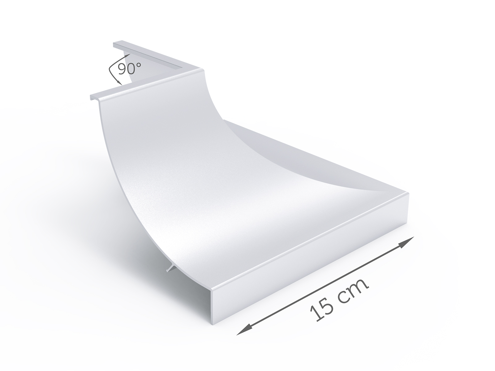 90° OUTER CORNER FOR 2988 - PCS