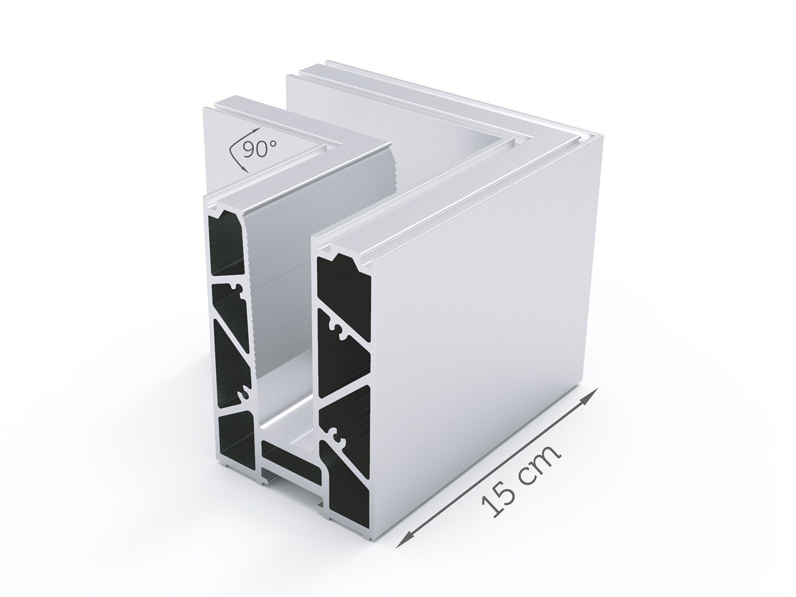 90° INNER CORNER FOR 6105 - PCS