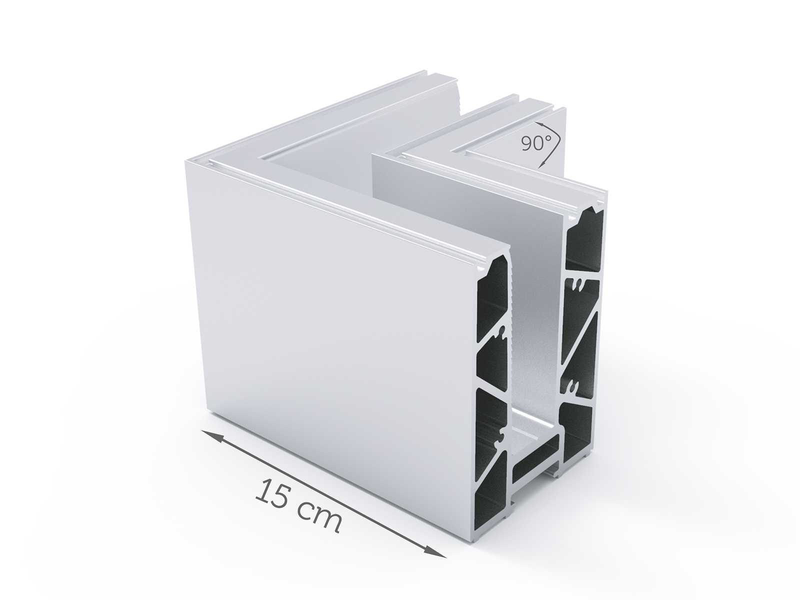 90° OUTER CORNER FOR 6105 - PCS