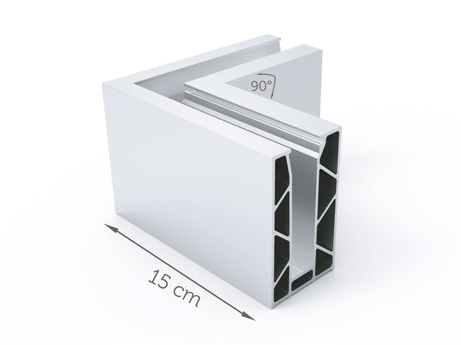 90° OUTER CORNER FOR 4044 - PCS