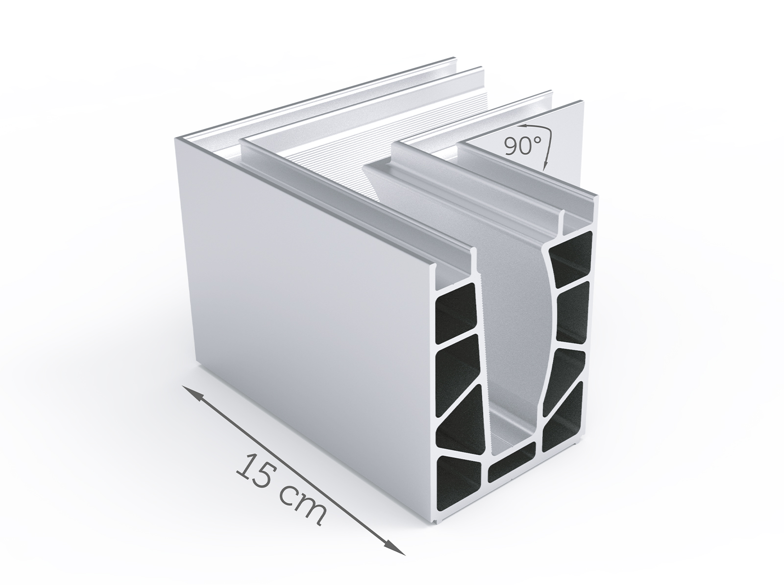 90° OUTER CORNER FOR 6110 - PCS