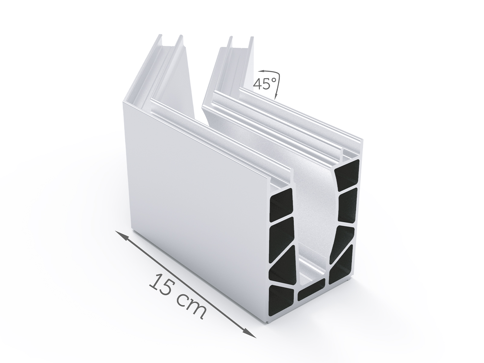 45° OUTER CORNER FOR 6110 - PCS