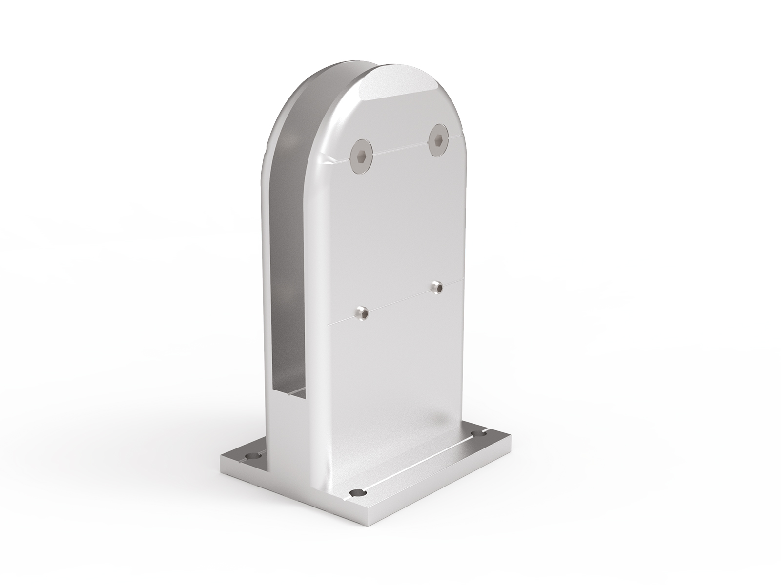 GLASS HOLDER WITH RADIUS - 12 CM