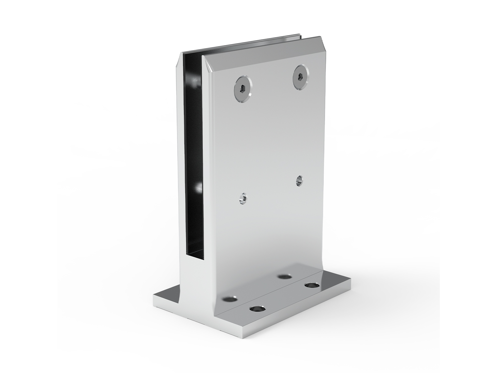 SMALL SQUARE GLASS HOLDER 12CM