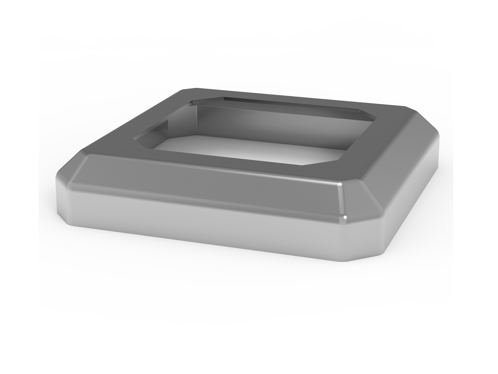 POST GROUND FLANGE 80*80 - PCS