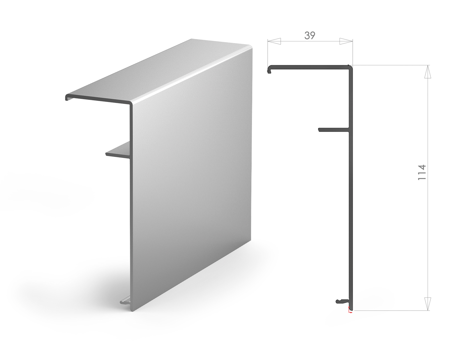 COVER PROFILE-LENGTH