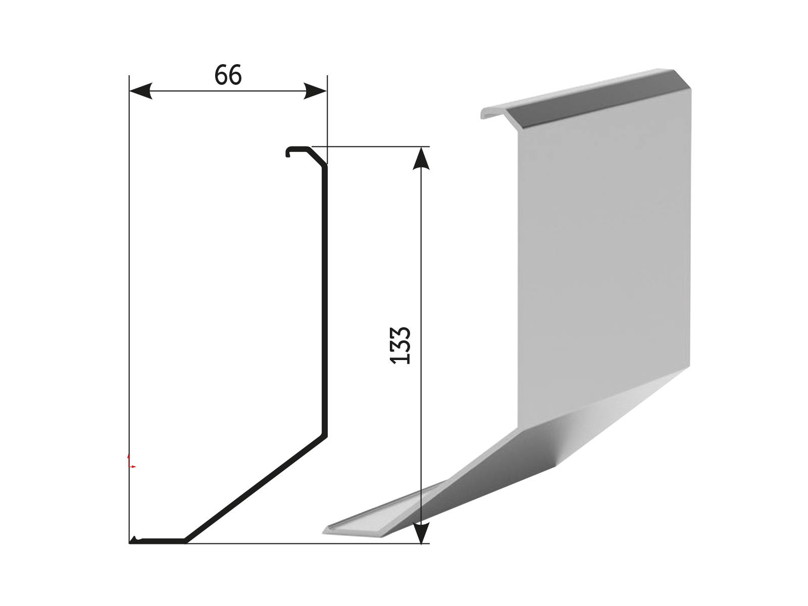 FRONT COVER PROFILE-LENGTH