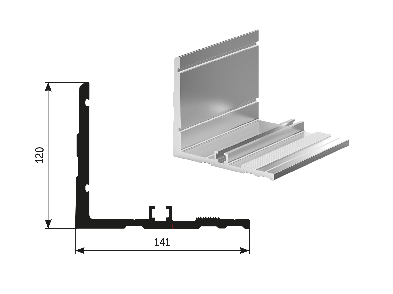 SIDE BASE PROFILE-LENGTH