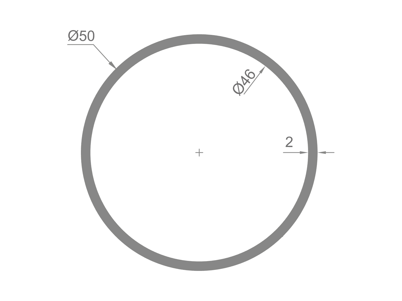 50X2MM PROFILE - LENGTH