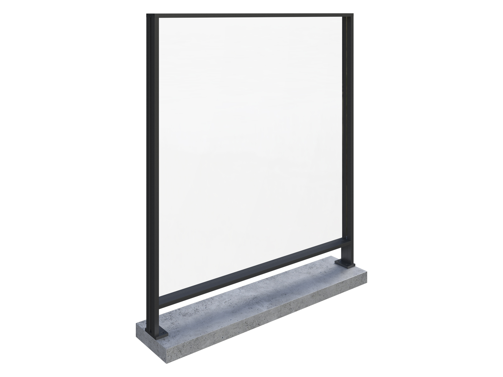 L100 GLASS MODULAR SYSTEM
(W/O GLASS)