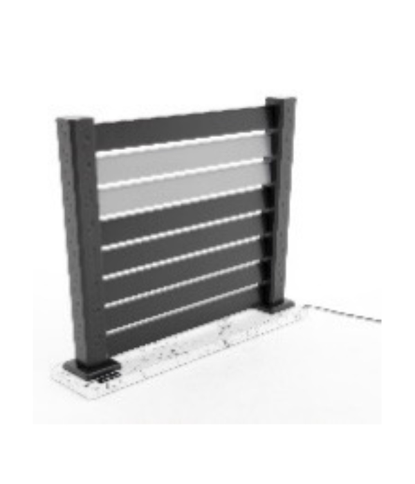 NEVADA ALUFENCE 1M W/LED